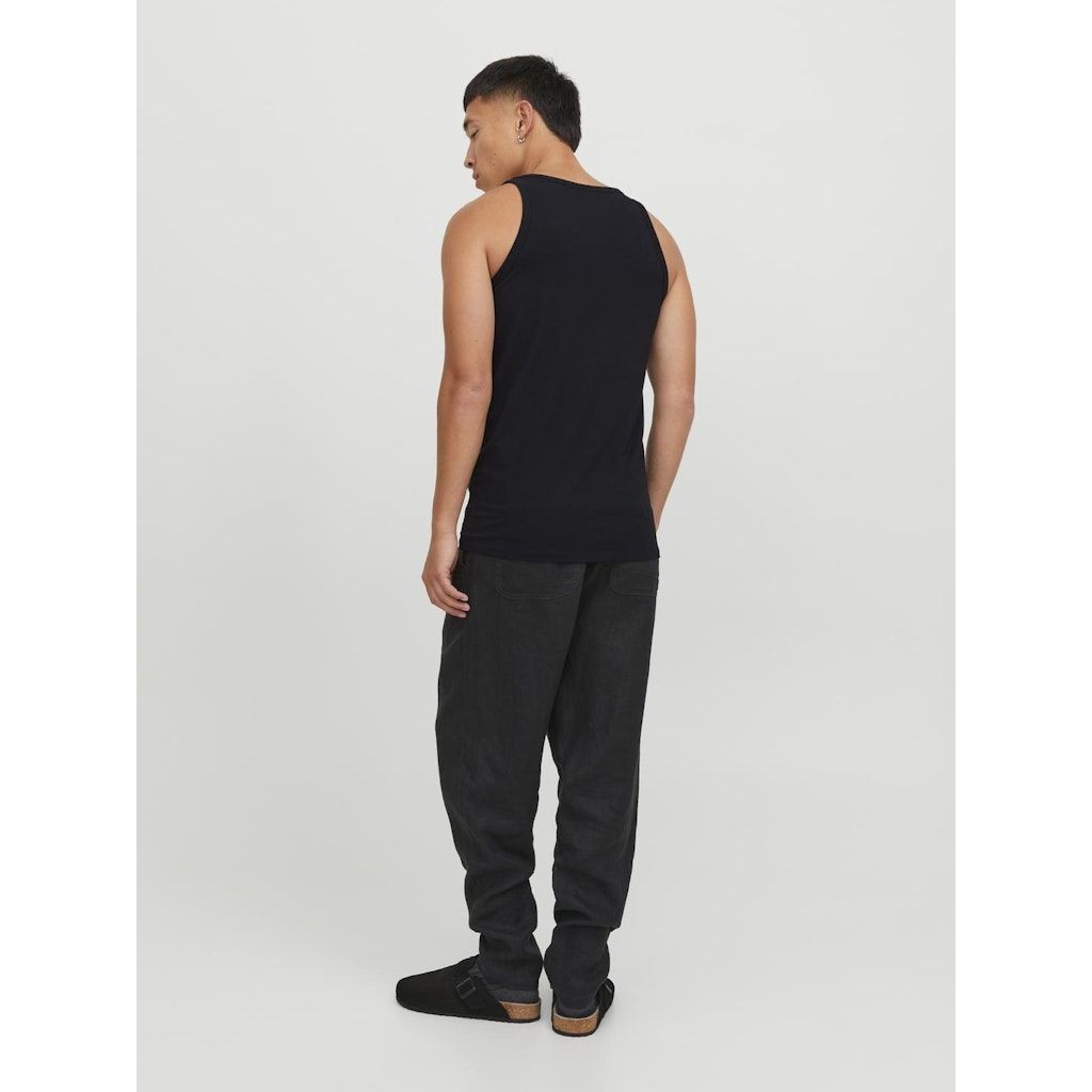 JACK & JONES Marškinėliai vyrams, Juoda, JJEBASIC TANK TOP NO 5