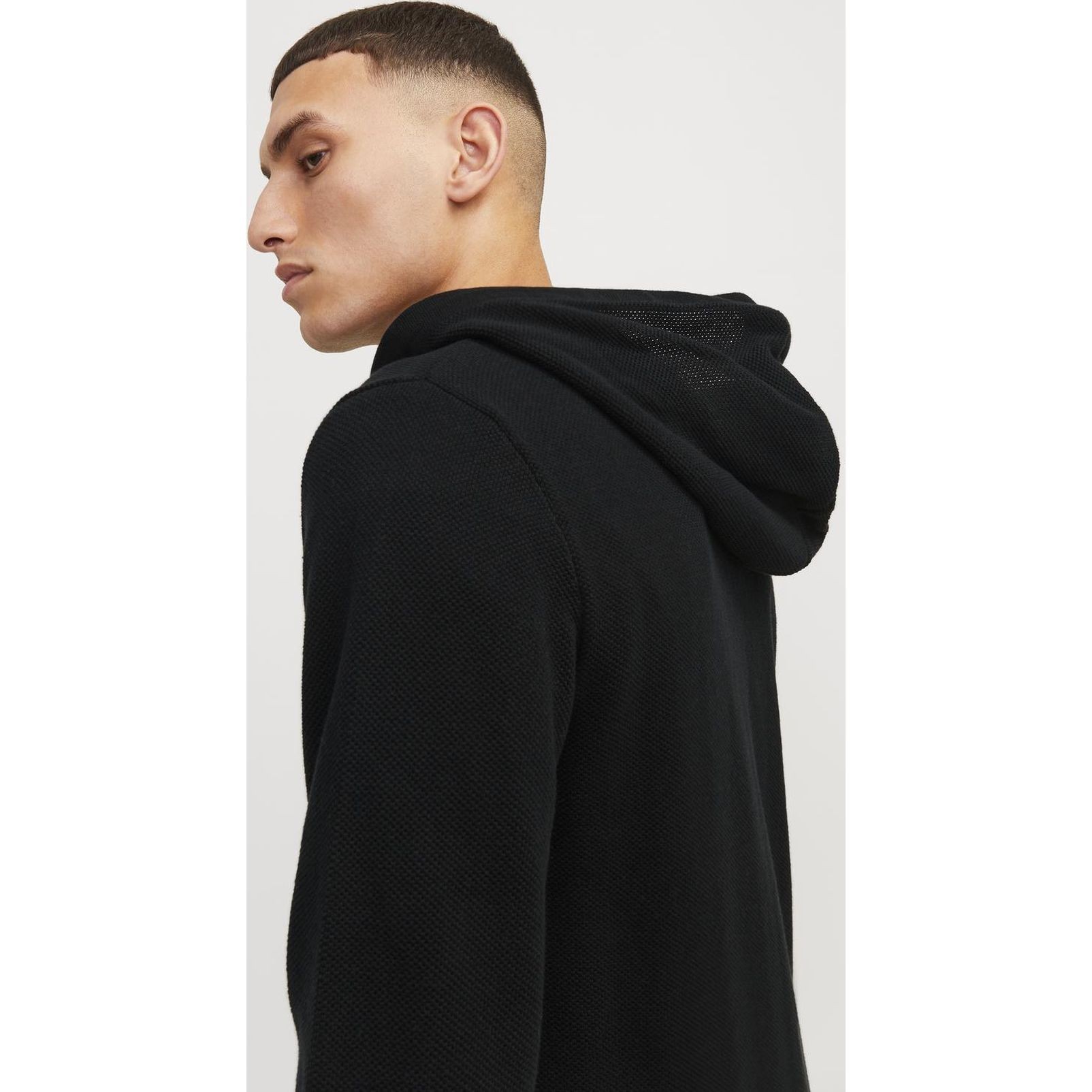 JACK & JONES Megztinis vyrams, Juoda, Megztiniai 4