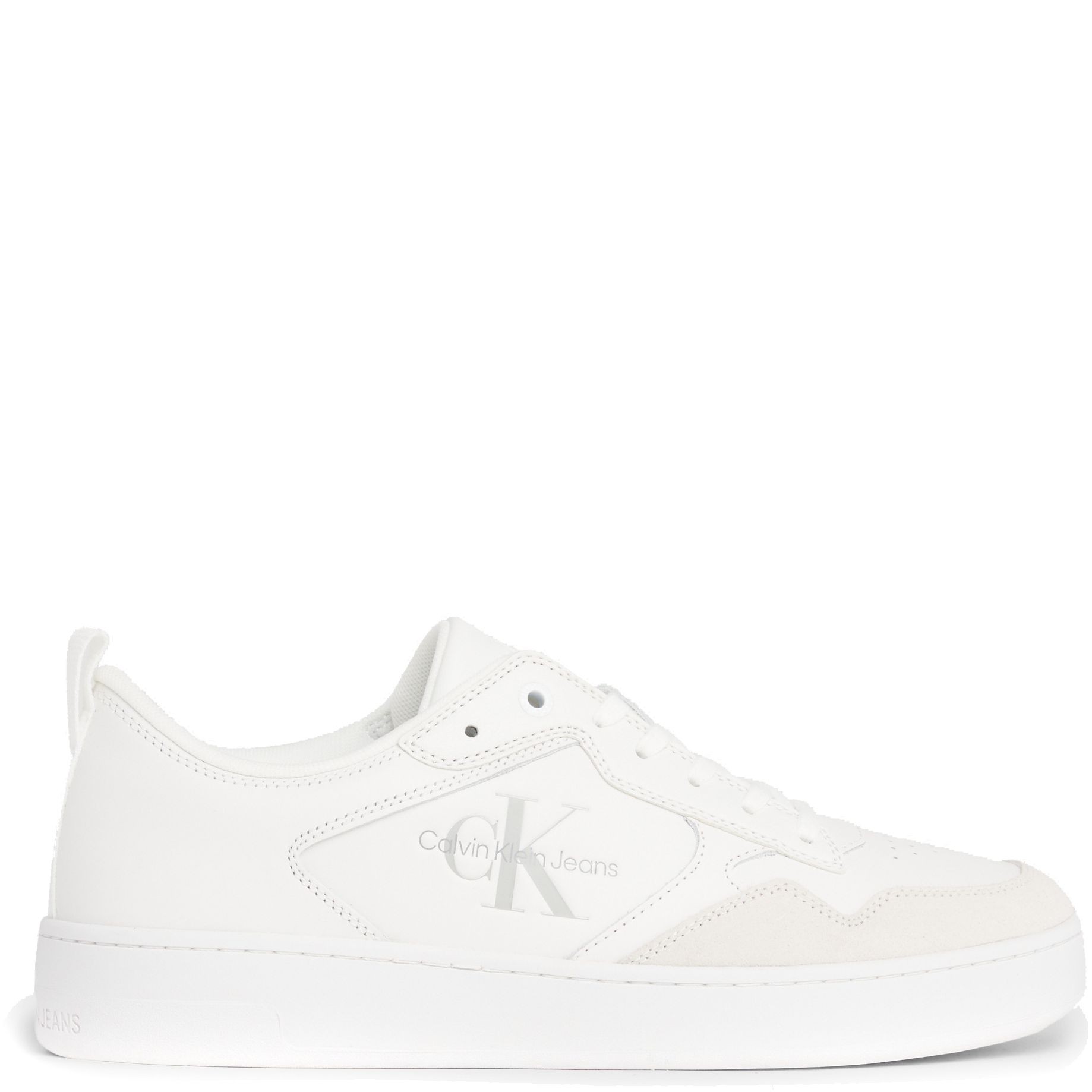 CALVIN KLEIN JEANS Laisvalaikio bateliai vyrams, Balta, Basket cupsole low 2