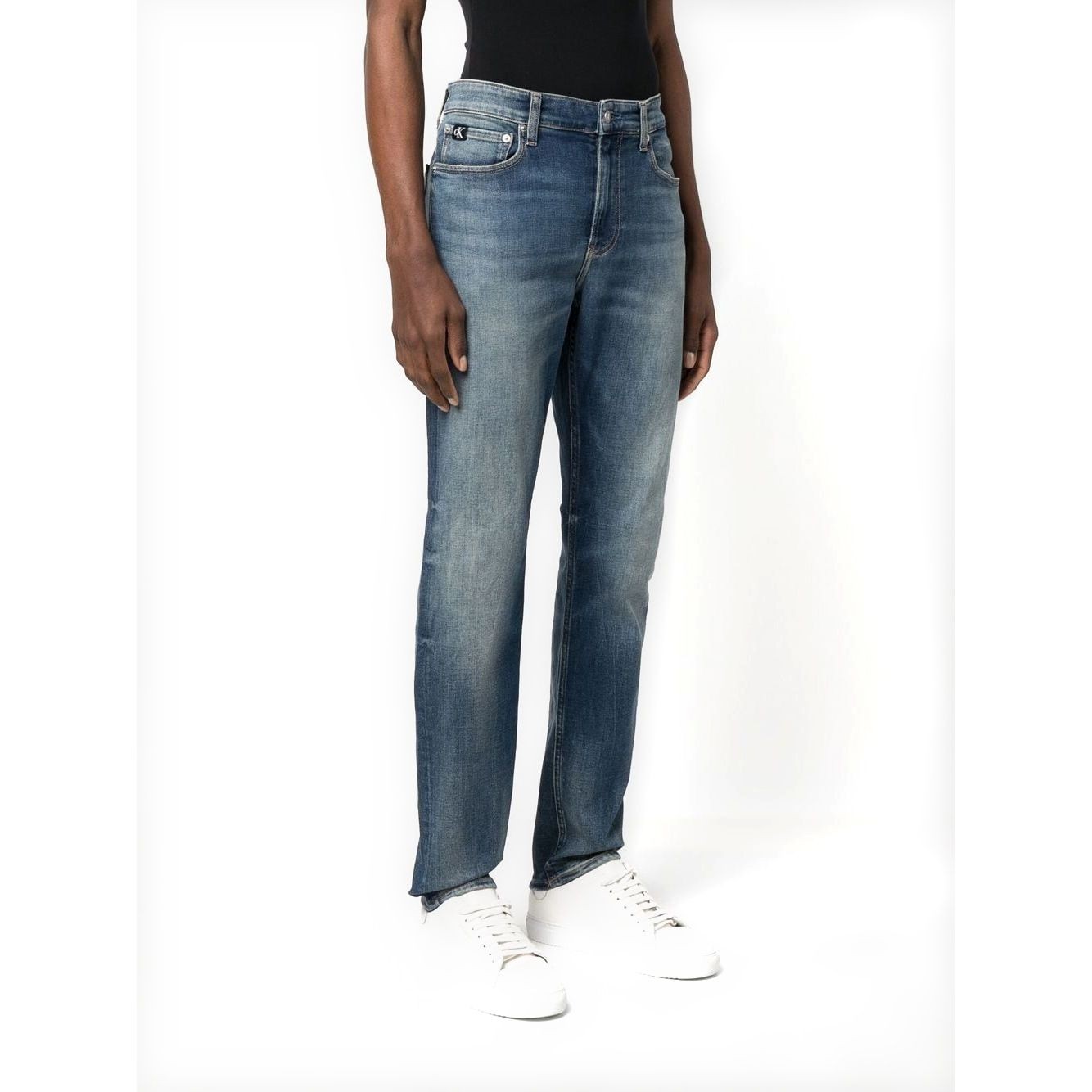 CALVIN KLEIN JEANS Aptempti džinsai vyrams, Mėlyna, Denim pants 2