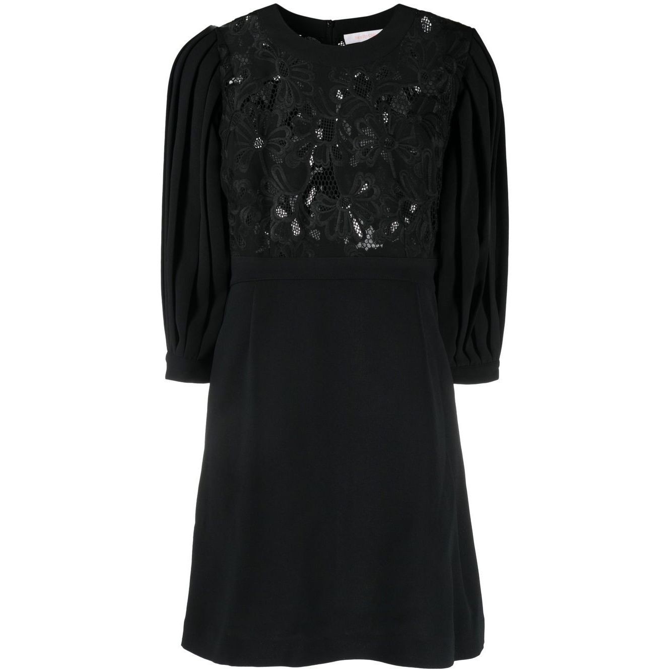 SEE BY CHLOE Midi suknelė moterims, Juoda, Midi dress