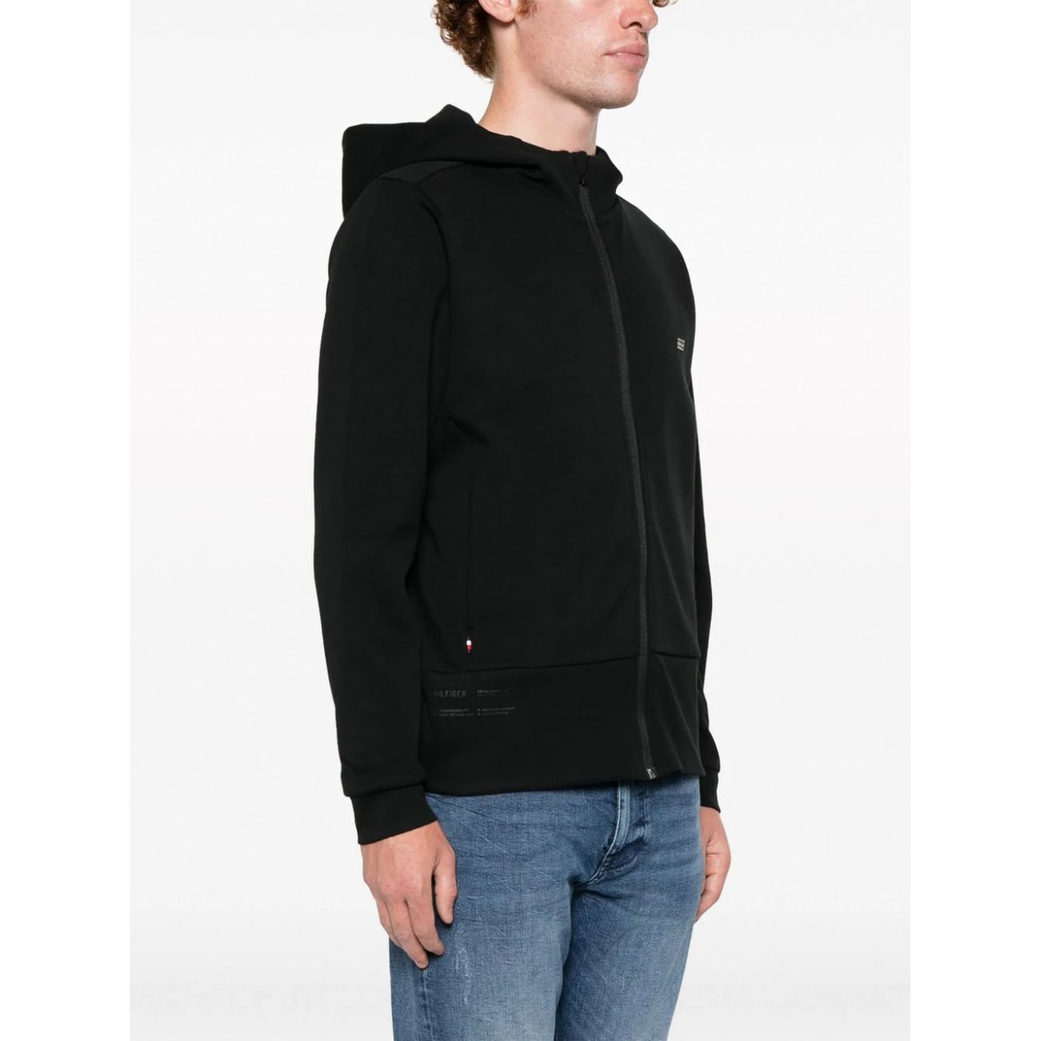 TOMMY HILFIGER Džemperis vyrams, Juoda, Best essentials fz hoody 3
