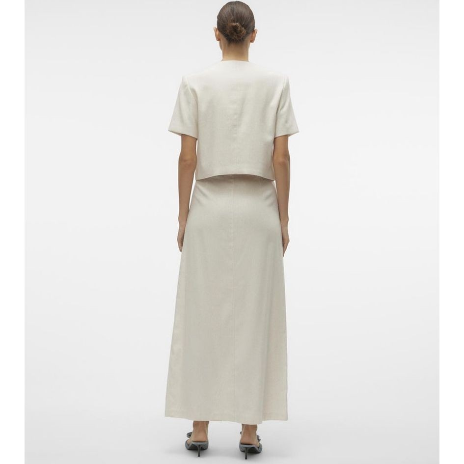 VERO MODA Maxi sijonas moterims, Smėlio, Vmflorence maxi skirt 3