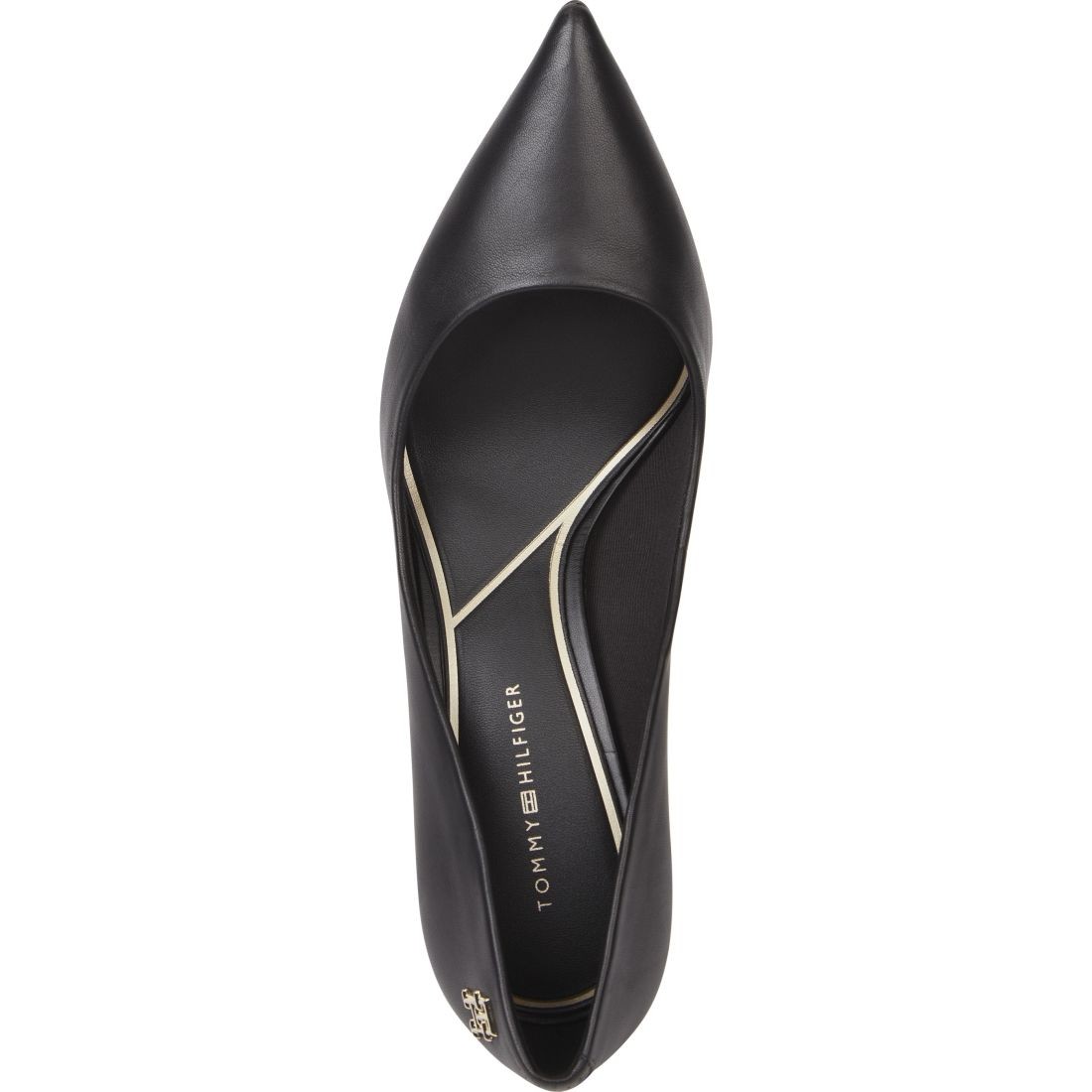 TOMMY HILFIGER Aukštakulniai moterims, Juoda, Pointy pump 5