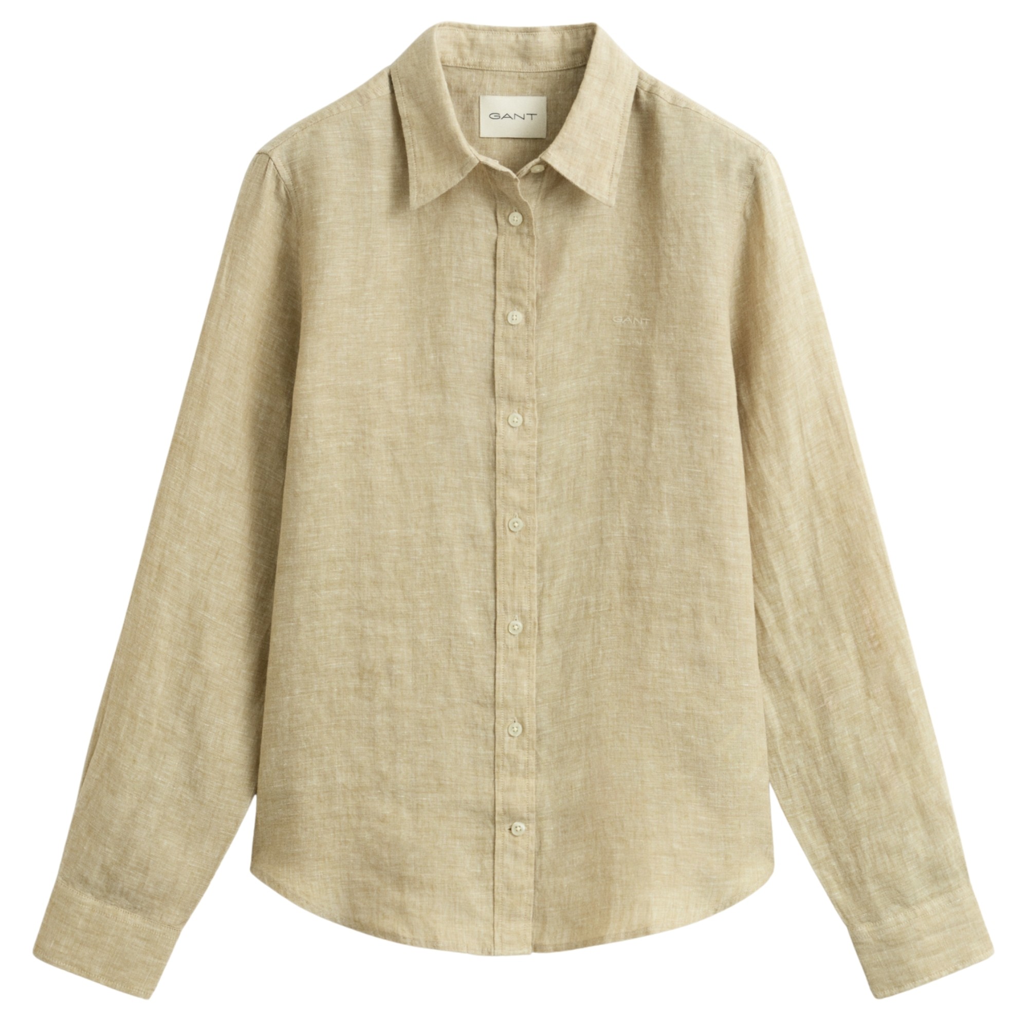 GANT Marškiniai ilgomis rankovėmis moterims, Smėlio, 4300620-200 Shirts lon