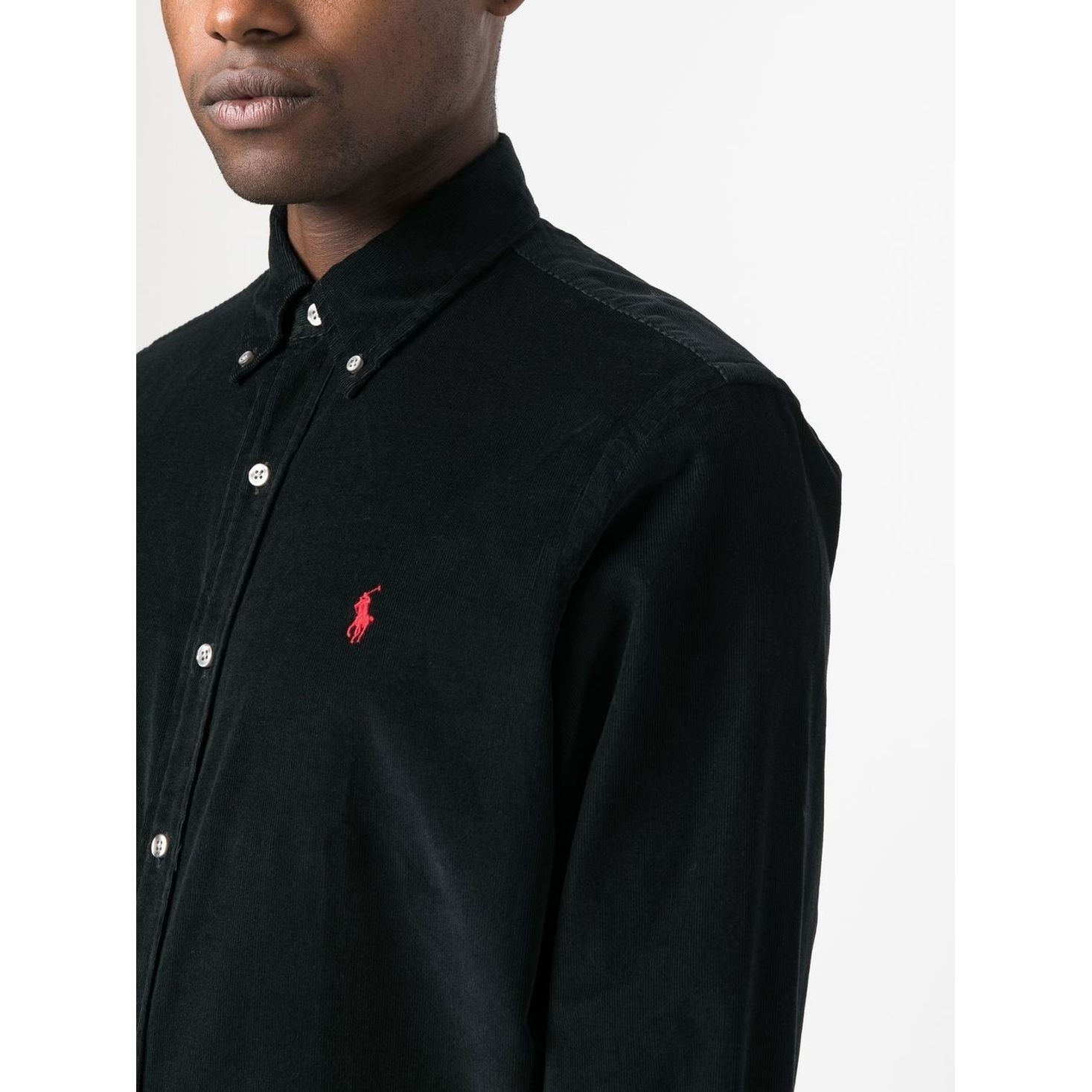 POLO RALPH LAUREN Marškiniai ilgomis rankovėmis vyrams, Juoda, Long sleeve shirt 3