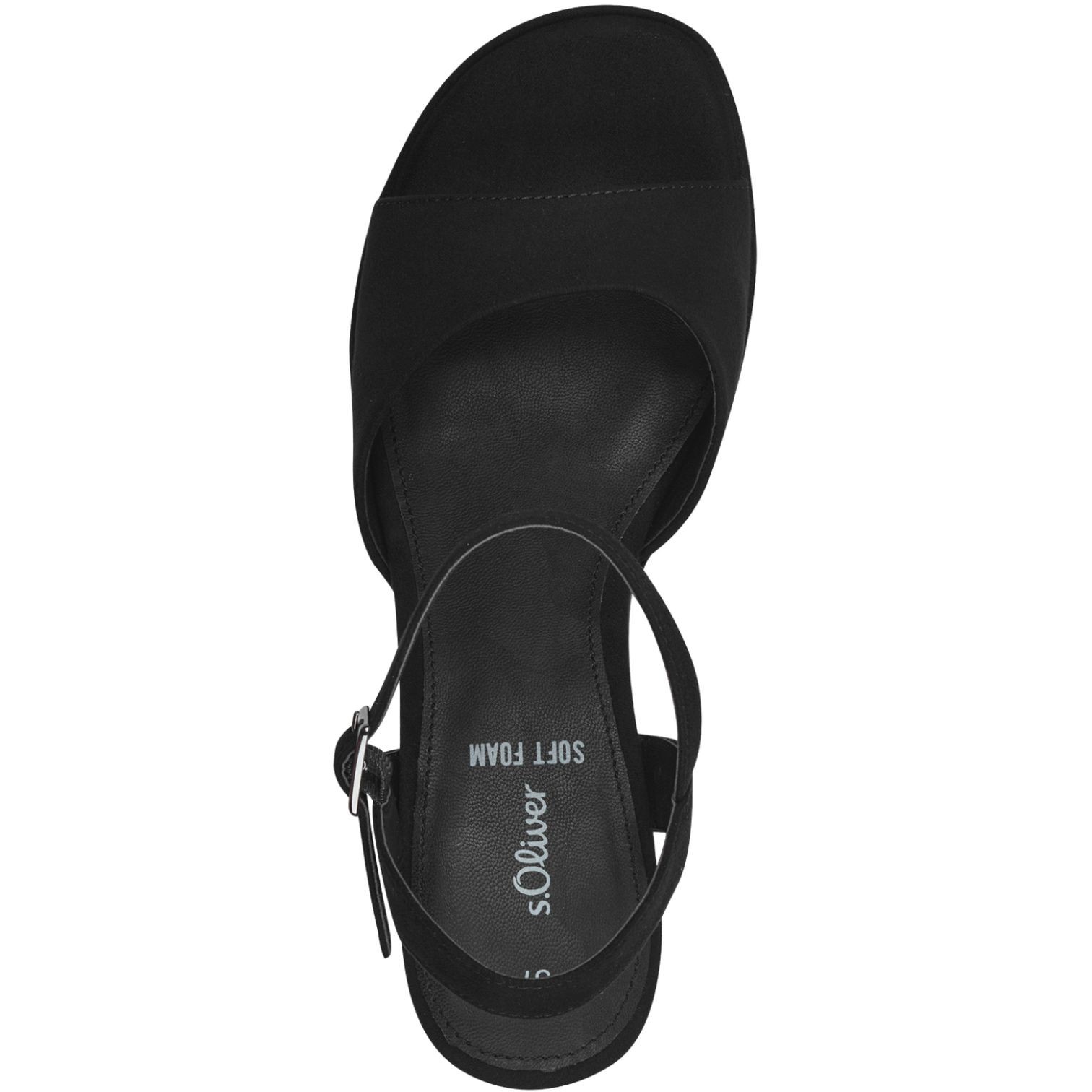 S.OLIVER Basutės moterims, Juoda, SANDALS 4