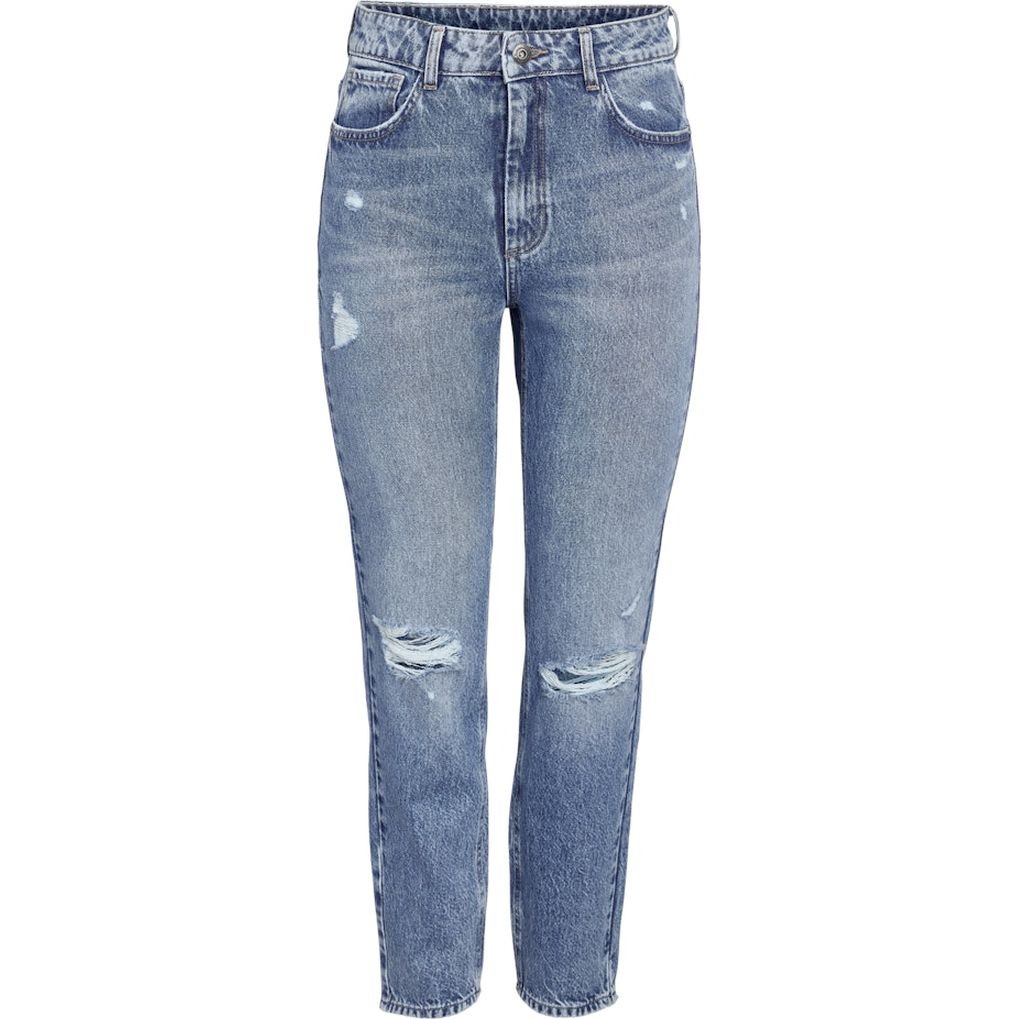 NOISY MAY Aptempti džinsai moterims, Mėlyna, Nmmoni skinny 1