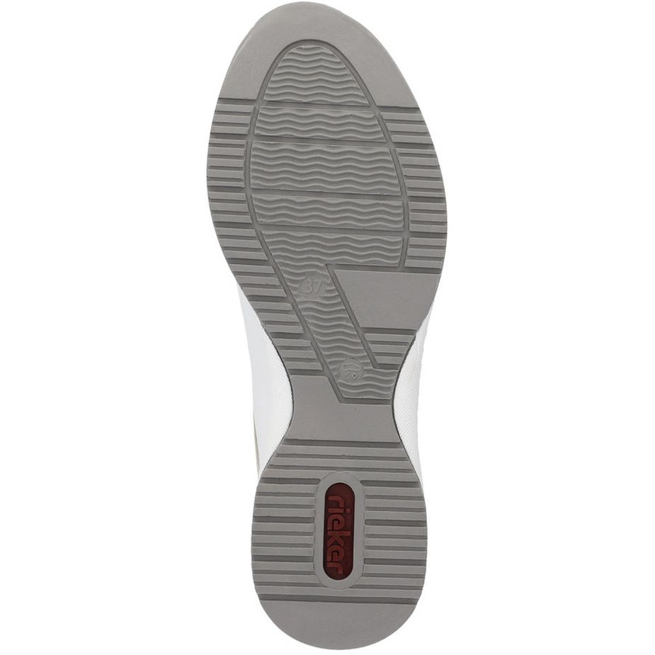 RIEKER Laisvalaikio bateliai moterims, Balta, LEISURE 9