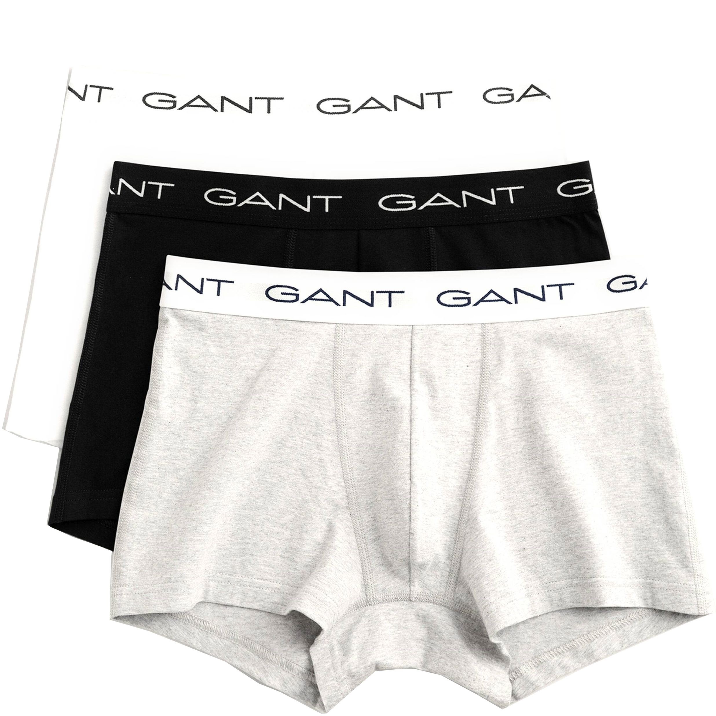 GANT Ilginti apatiniai vyrams, Pilka, TRUNK 3-PACK 1