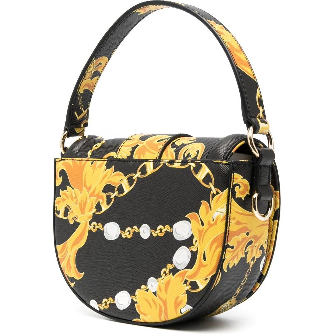 VERSACE JEANS CUTURE Rankinė per petį moterims, BLACK/GOLD, Couture  crossbody 2