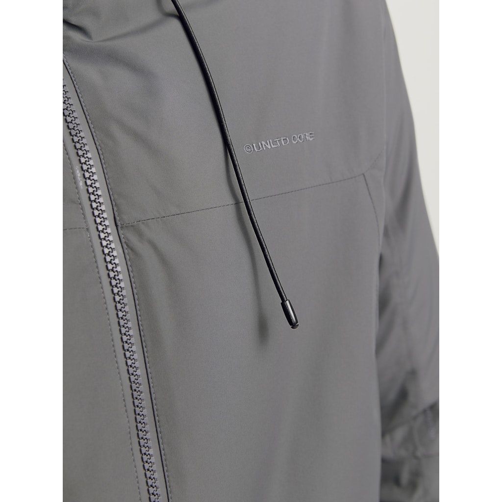 JACK & JONES Lengva striukė vyrams, Pilka, Summit padded shell jacket 4