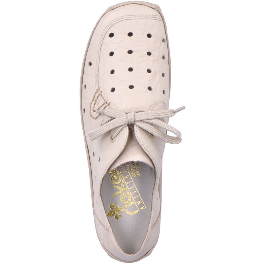 RIEKER Laisvalaikio bateliai moterims, Smėlio, LEISURE 6