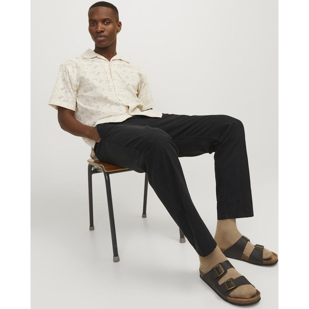 JACK & JONES Kelnės vyrams, Juoda, Jpstkane pants 6