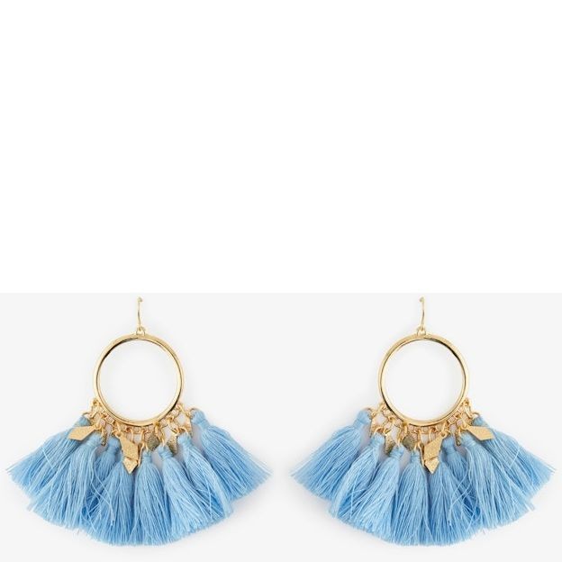 PIECES Midi suknelė moterims, Mėlyna, PCVERTA EARRINGS SWW 1