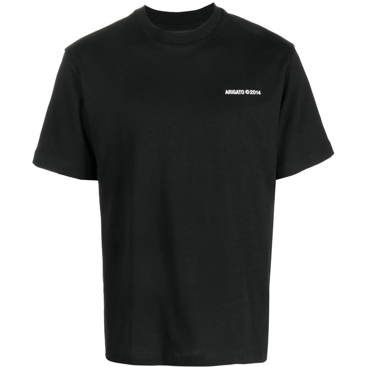 AXEL ARIGATO Marškinėliai trump. rankovėmis vyrams, Juoda, Monogram T-Shirt 1