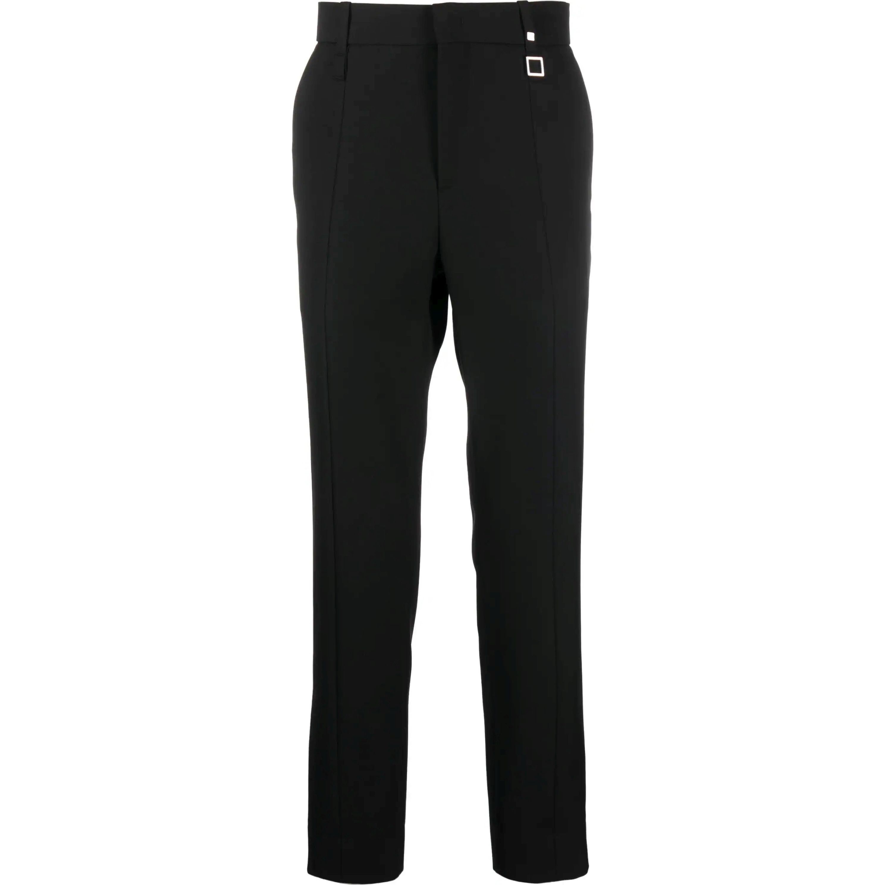 WOOYOUNGMI Formalios kelnės vyrams, Juoda, Mens pants