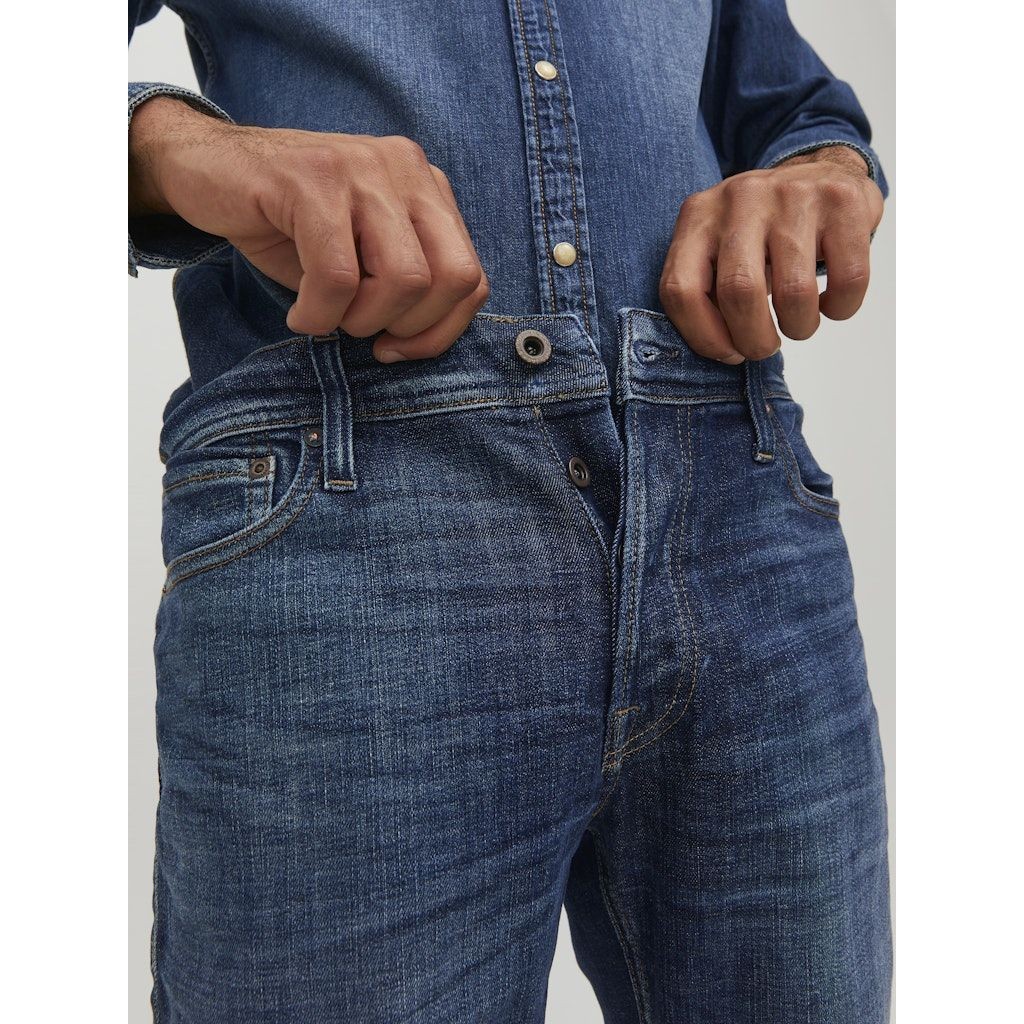 JACK & JONES Comfort džinsai vyrams, Mėlyna, JJIMIKE JJORIGINAL J 3
