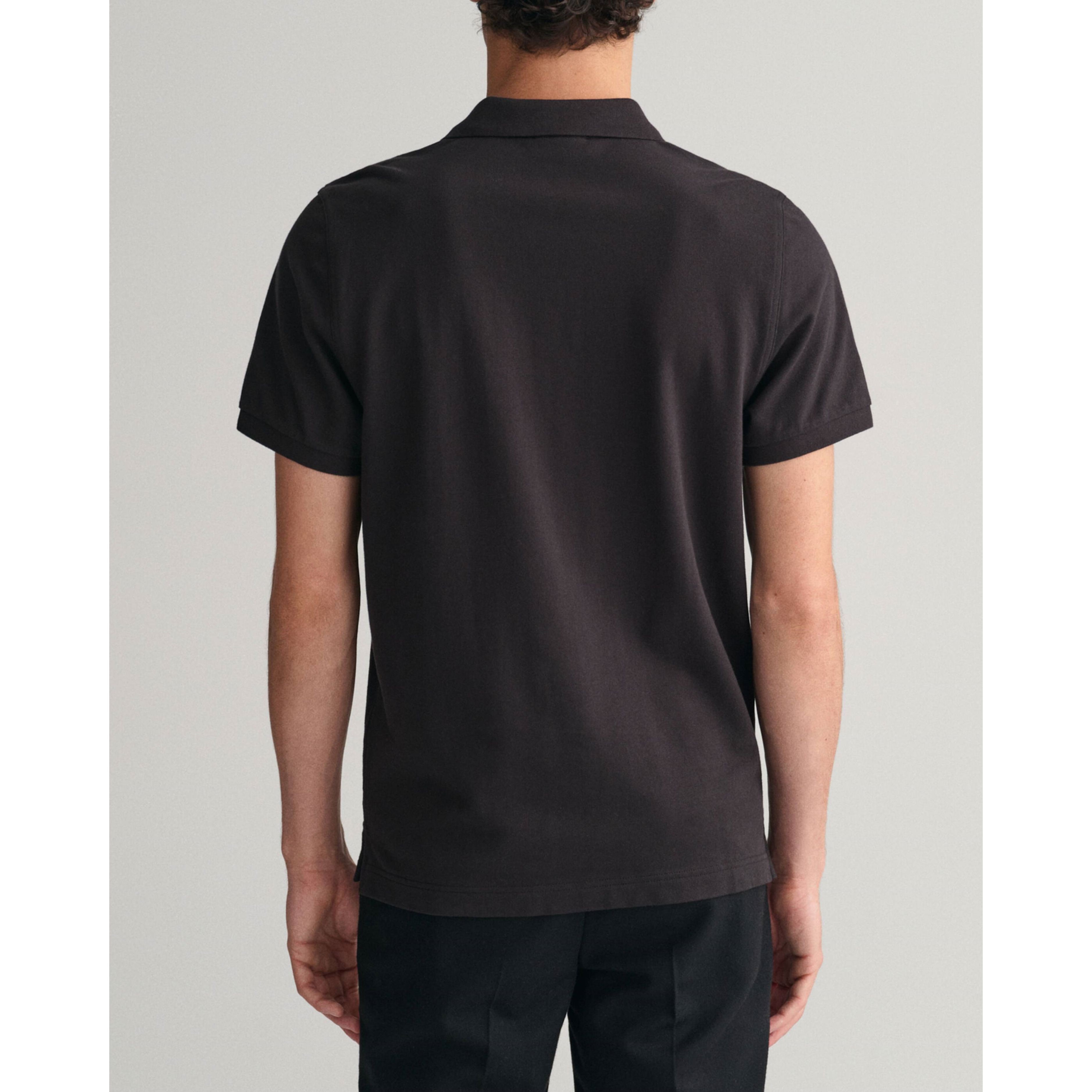 GANT Polo marškiniai trumpos rank. vyrams, Juoda 3