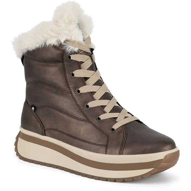 RIEKER EVOLUTION Aulinukai moterims, Sidabrinė, Ladies mid height boots 1