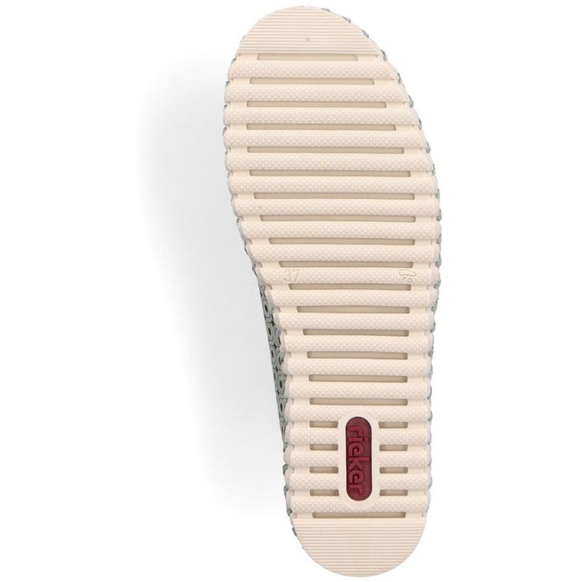 RIEKER Laisvalaikio bateliai moterims, Žalia, LEISURE 8