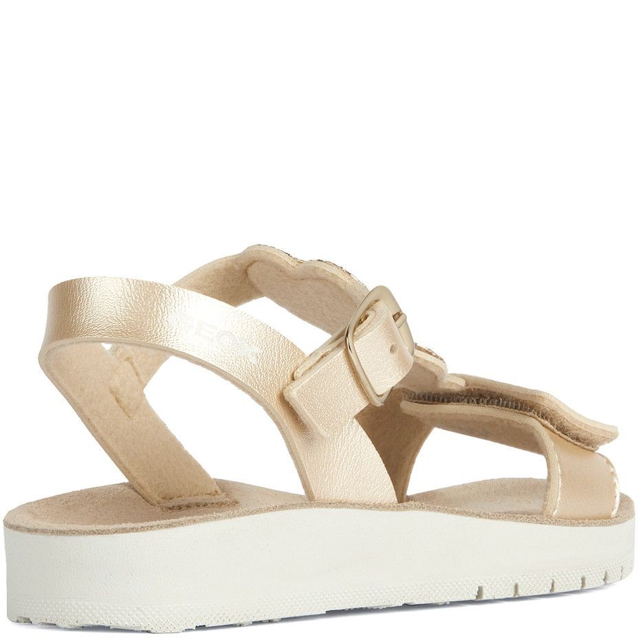 GEOX Basutės mergaitėms, Auksinė, SANDALS COSTAREI 4