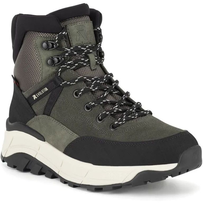 RIEKER EVOLUTION Aulinukai moterims, Žalia, Ladies mid height boots 1