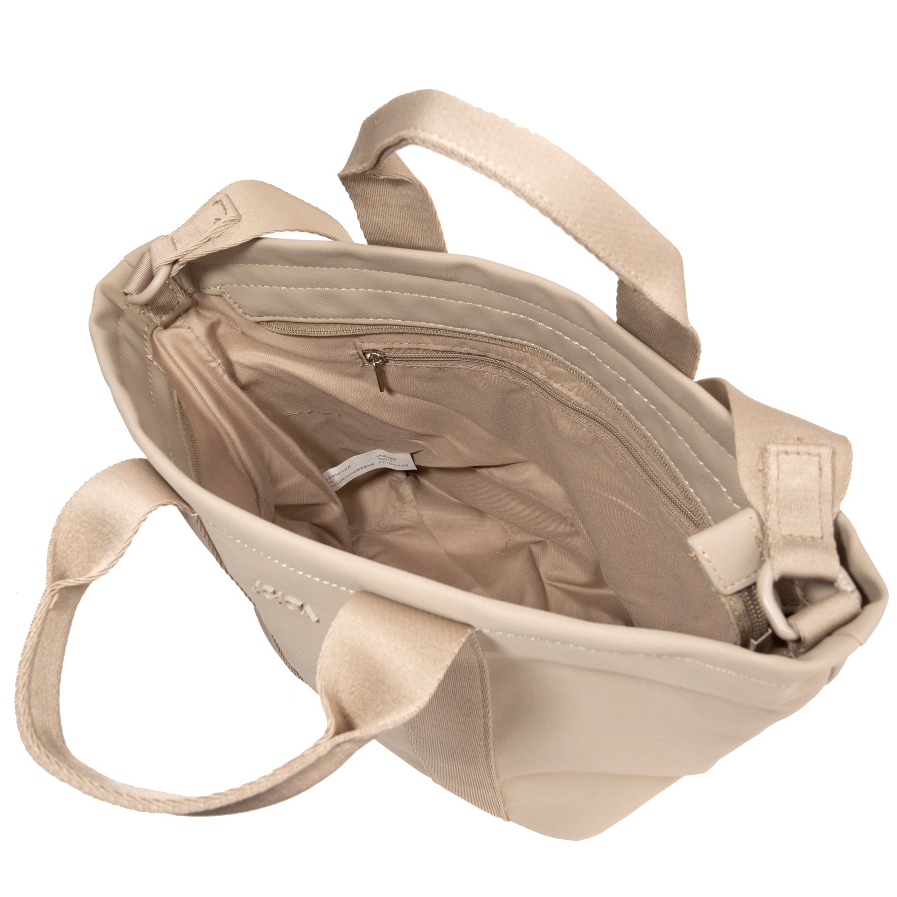 ACACIA Pirkinių krepšys moterims, Smėlio, Tote bag 3