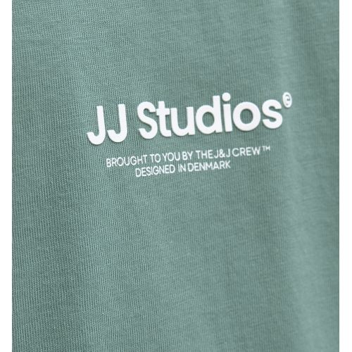 JACK & JONES Marškinėliai vyrams, Žalia, Soho crew neck 3
