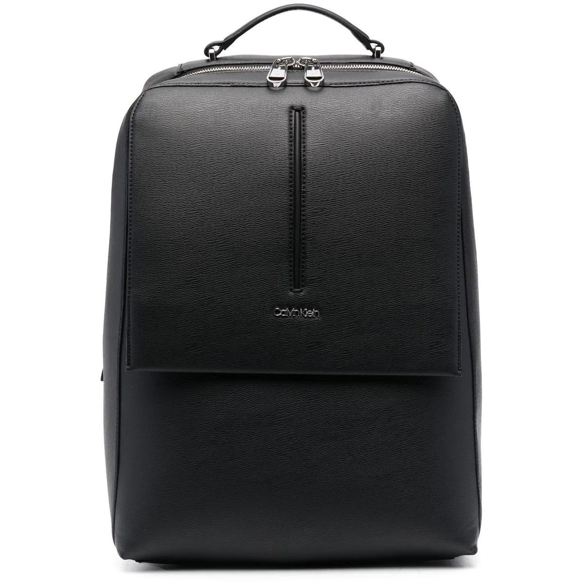 CALVIN KLEIN Kuprinė vyrams, Juoda, MEDIAN SQUARED FLAP BP 1