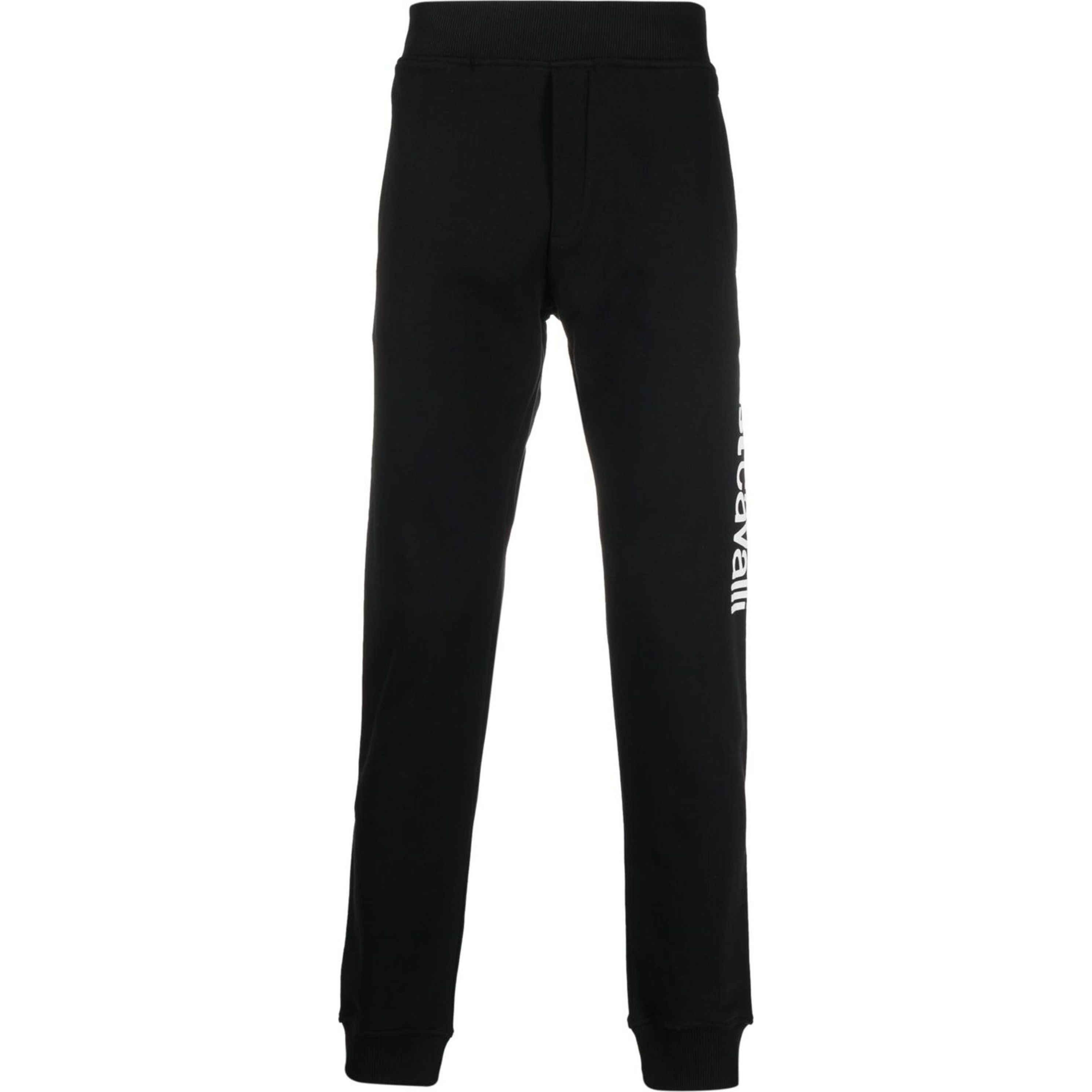 JUST CAVALLI Sportinės kelnės vyrams, Juoda, Logo trousers