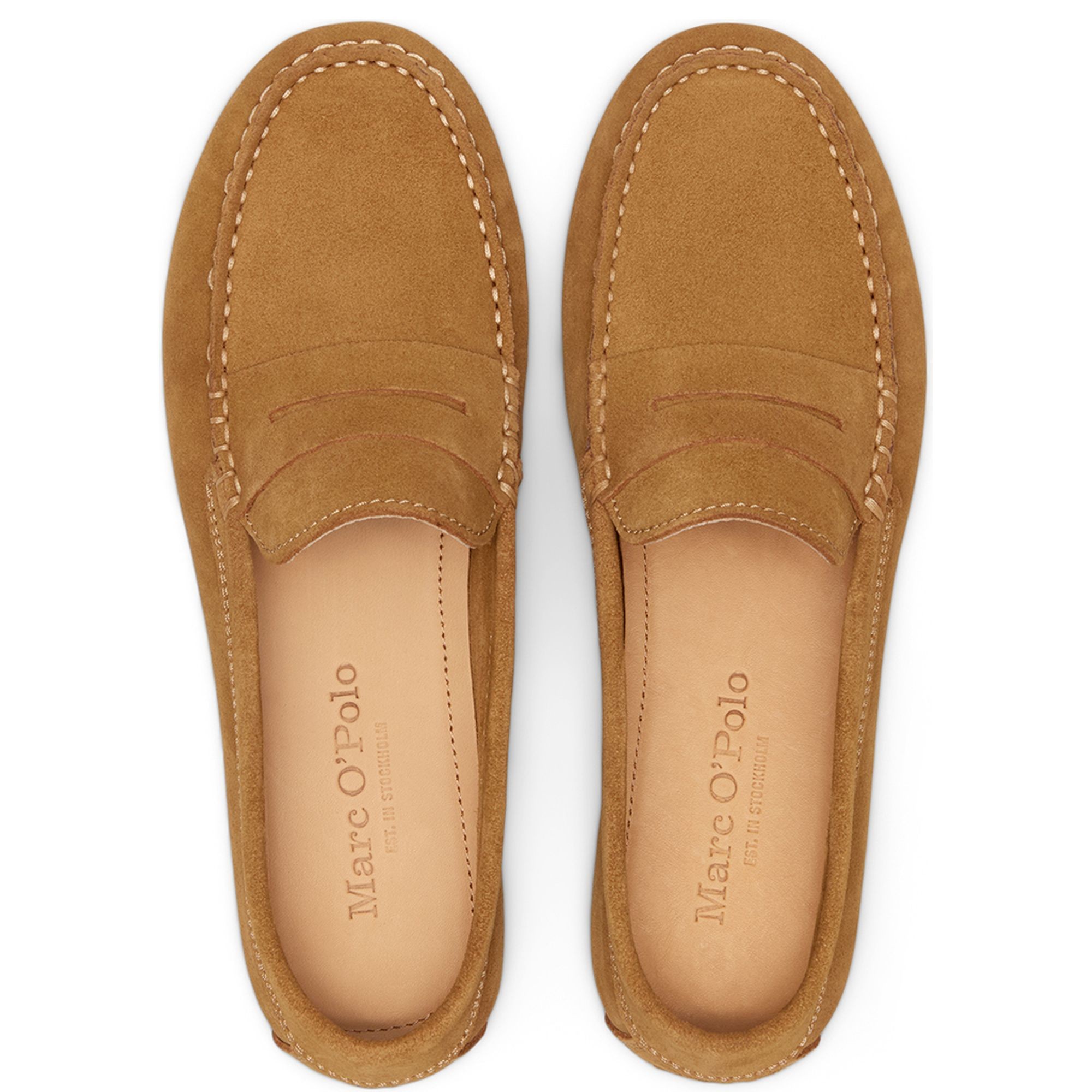 MARC O'POLO Mokasinai moterims, Ruda, Selma 4