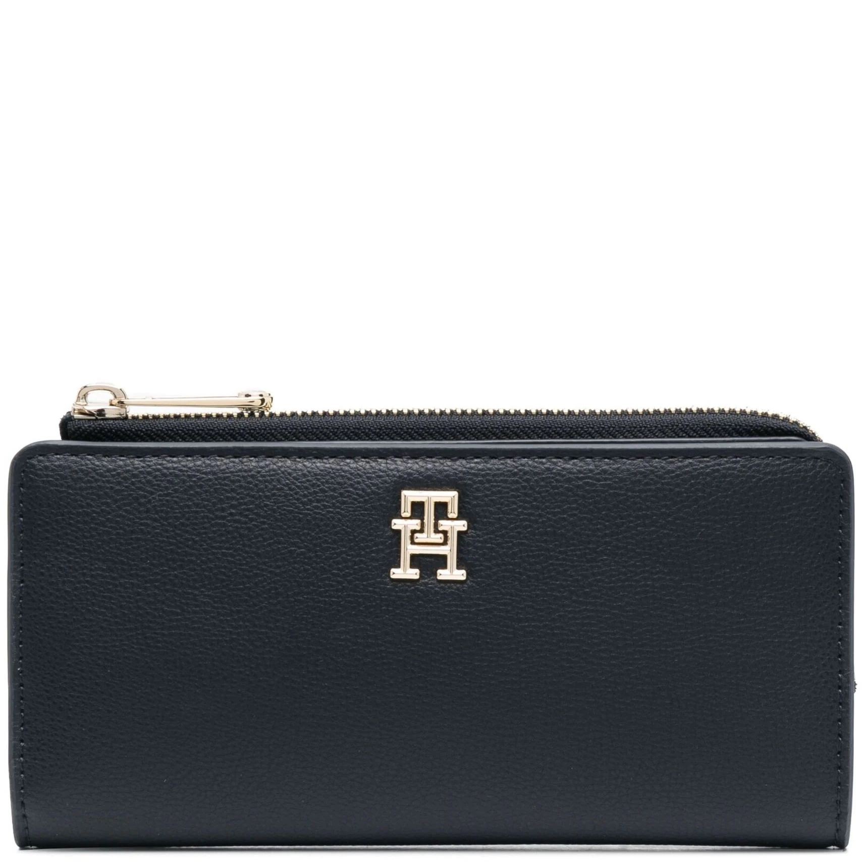 TOMMY HILFIGER Piniginė moterims, Mėlyna, Life large wallets 1