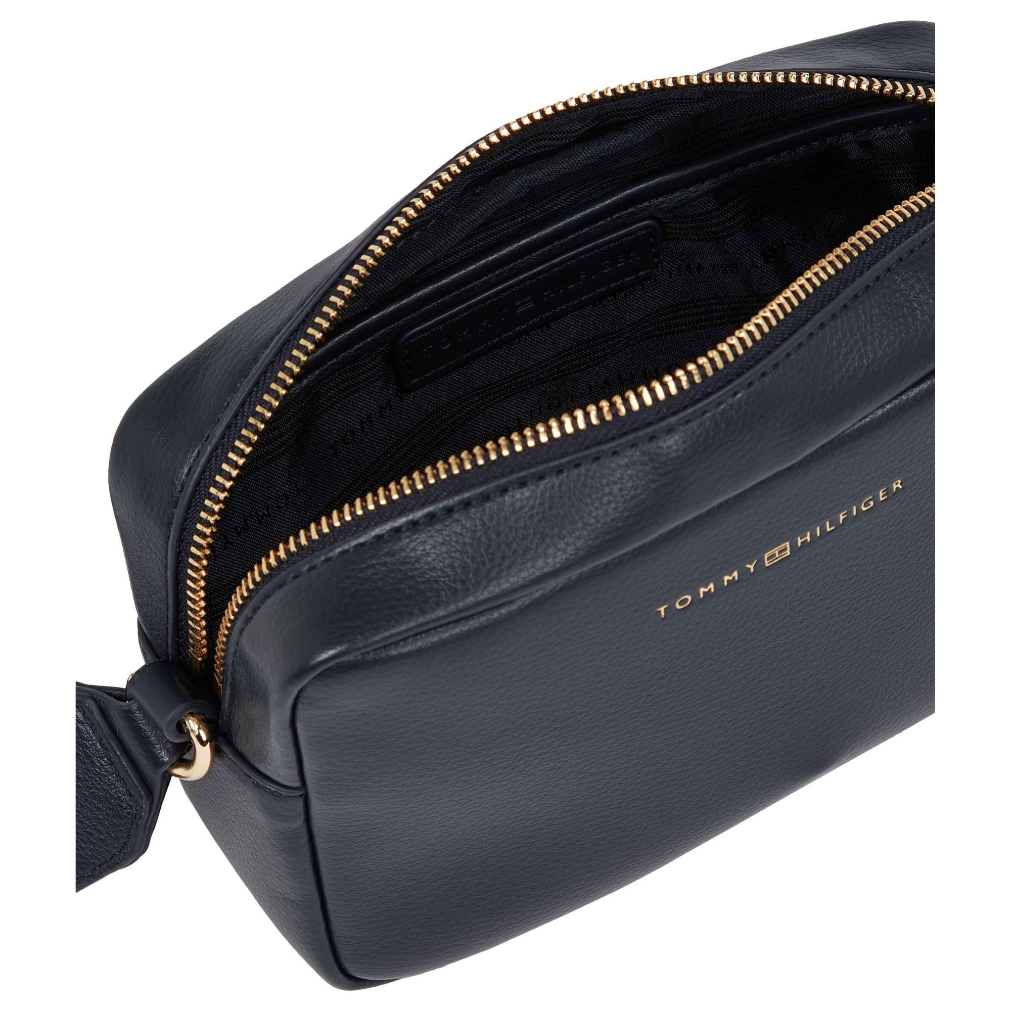 TOMMY HILFIGER Rankinė per petį moterims, Mėlyna, TH logotape camera bag 4