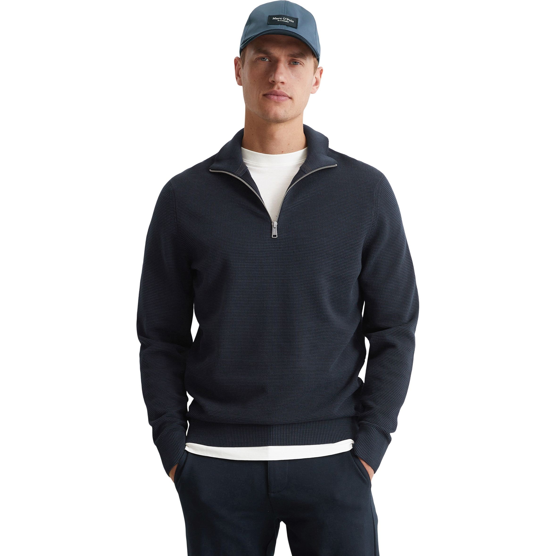 MARC O'POLO Megztinis vyrams, Mėlyna, Sweater 428502560308 2