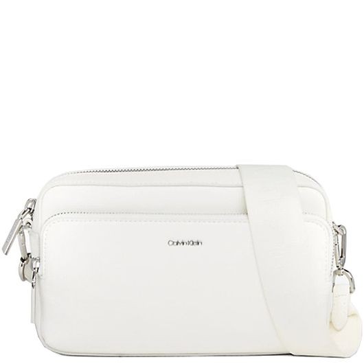 CALVIN KLEIN Rankinė per petį moterims, Balta, Must camera bag 1