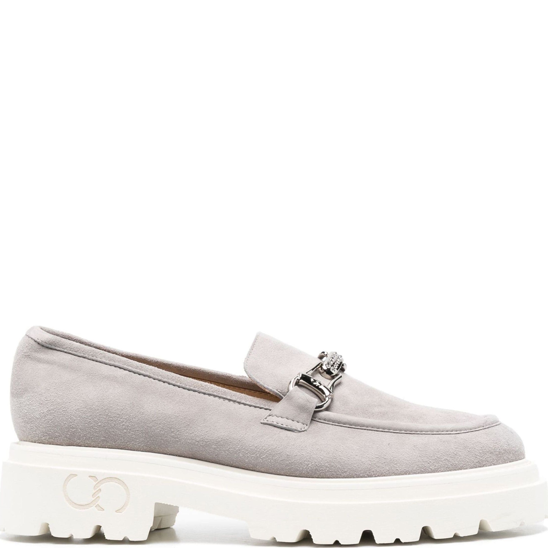 CESARE CASADEI Mokasinai moterims, Pilka, Mocassins 2
