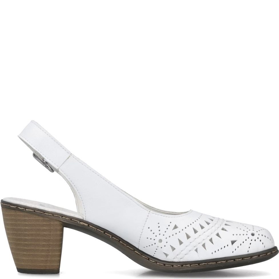 RIEKER Basutės moterims, Balta, Basutės 3