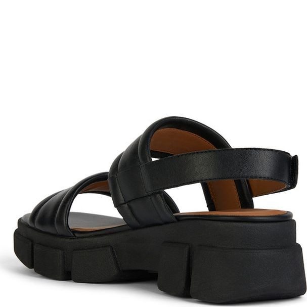 GEOX Basutės moterims, Juoda, Lisbona sandals 3