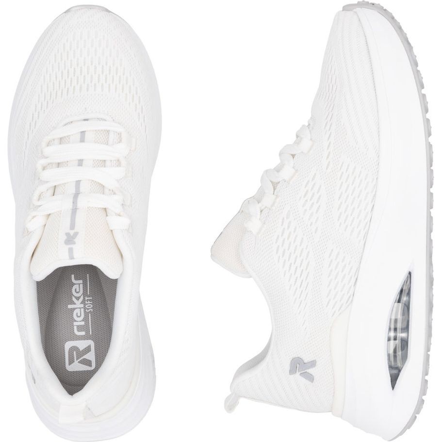 RIEKER Laisvalaikio bateliai moterims, Balta, Sneakers 8