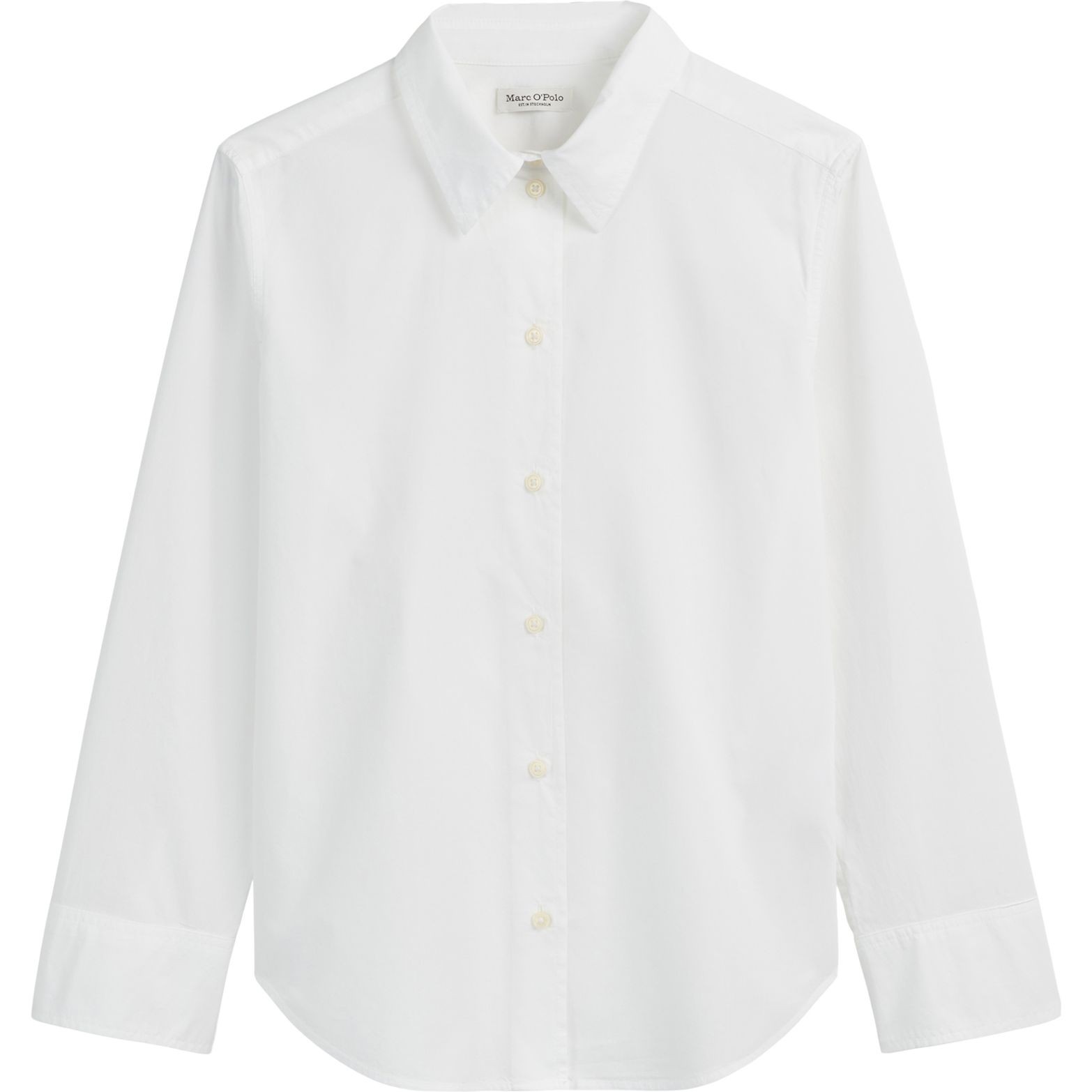 MARC O'POLO Marškiniai ilgomis rankovėmis moterims, Balta, Shirts lon M02092142331 1