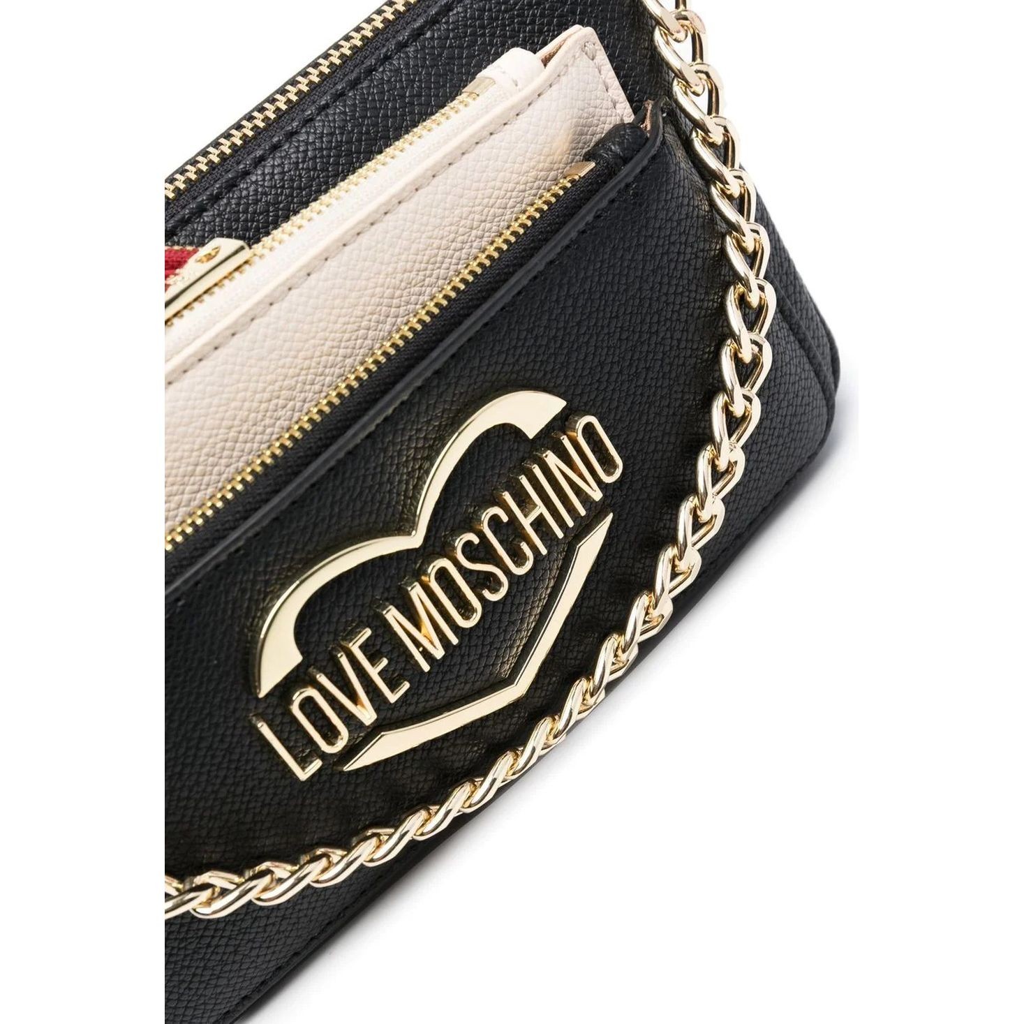 LOVE MOSCHINO Rankinė per petį moterims, Juoda, Top handle shoulder bag 3