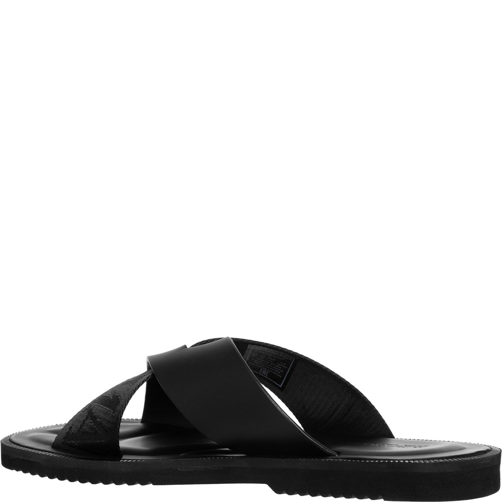EMPORIO ARMANI Basutės vyrams, Juoda, Sandal 3
