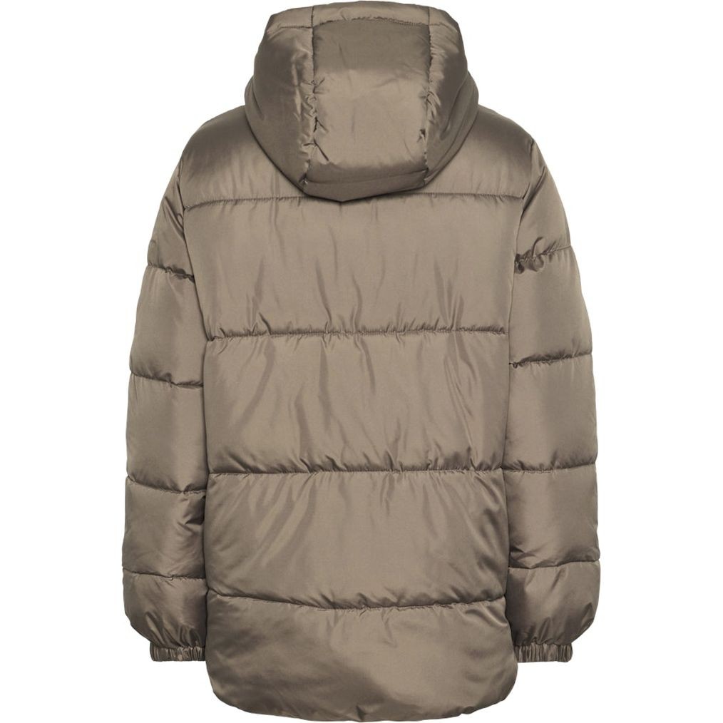 PIECES Pūkinė striukė moterims, Ruda, Maddie puffer jacket 2