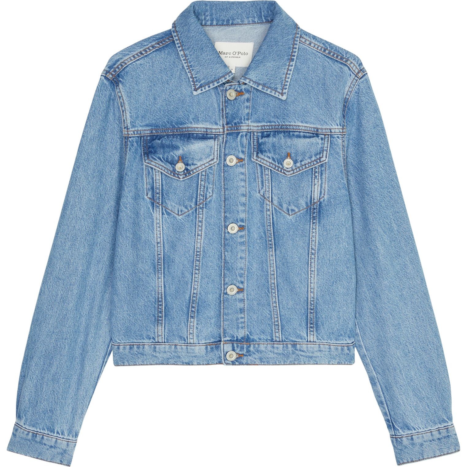 MARC O'POLO Džinsinis švarkas moterims, Mėlyna 1