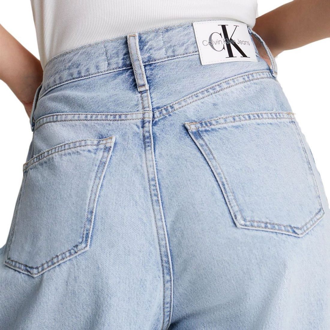 CALVIN KLEIN JEANS Tiesūs džinsai moterims, Mėlyna, Jogger 4