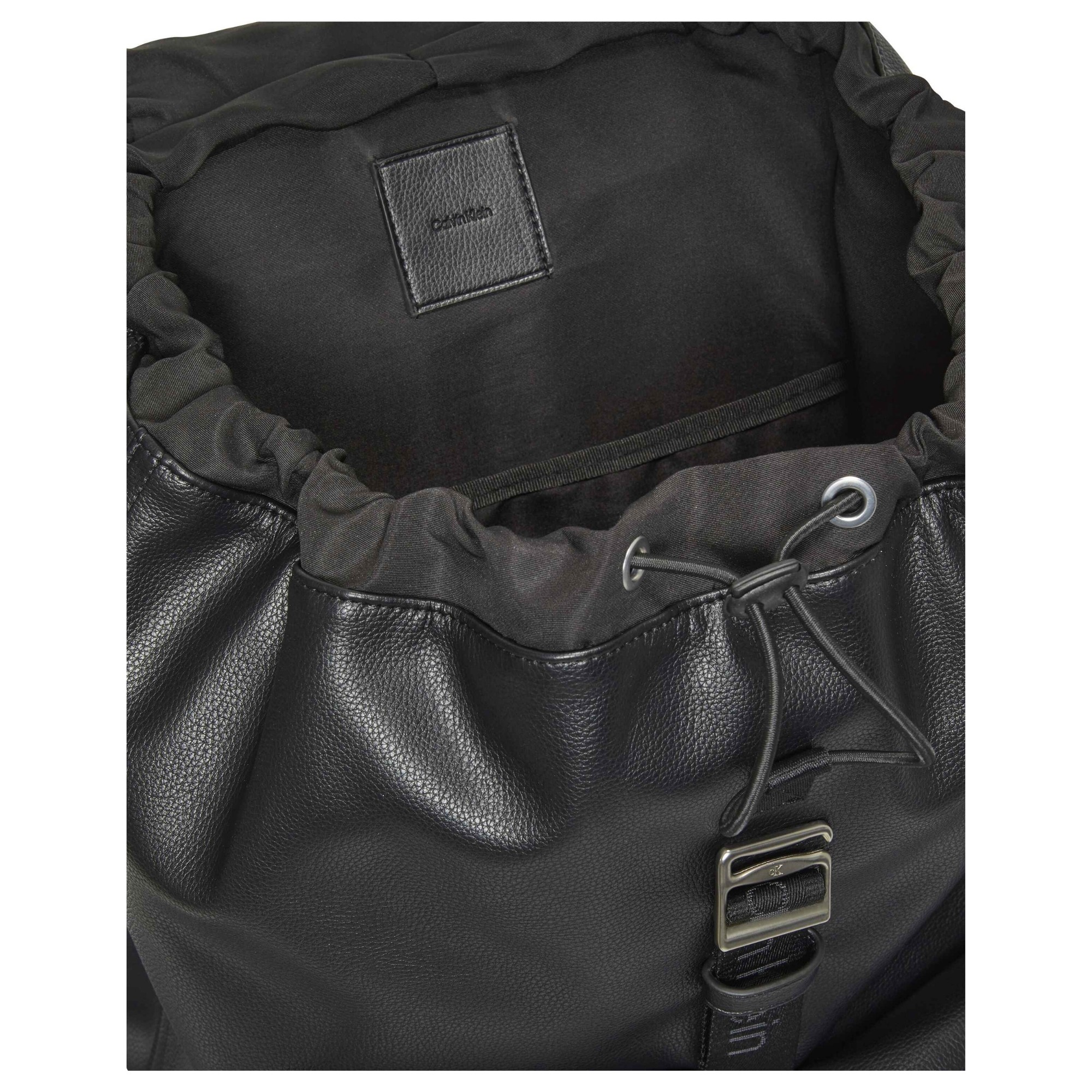 CALVIN KLEIN Kuprinė vyrams, Juoda, cargo flap backpack 3