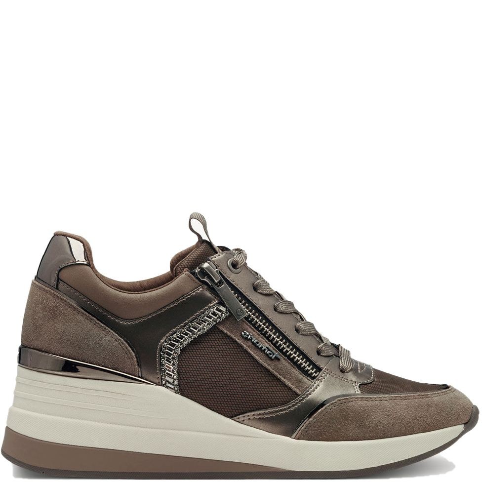 TAMARIS Laisvalaikio bateliai moterims, Smėlio, Sneaker low 2