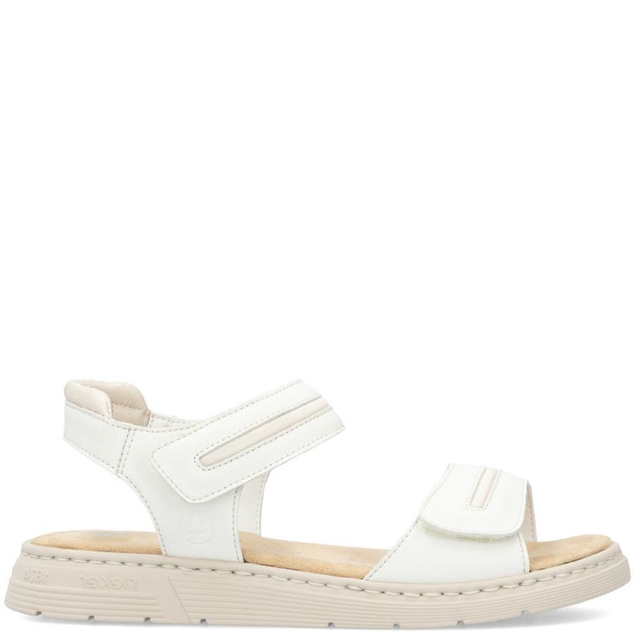 RIEKER Basutės moterims, Balta, SANDALS 4