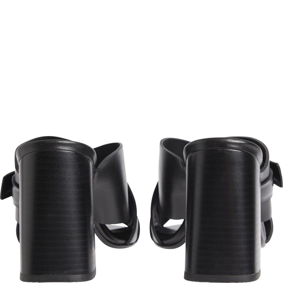 CALVIN KLEIN Basutės moterims, Juoda, X SLIDE SANDAL 85 W/HW 5